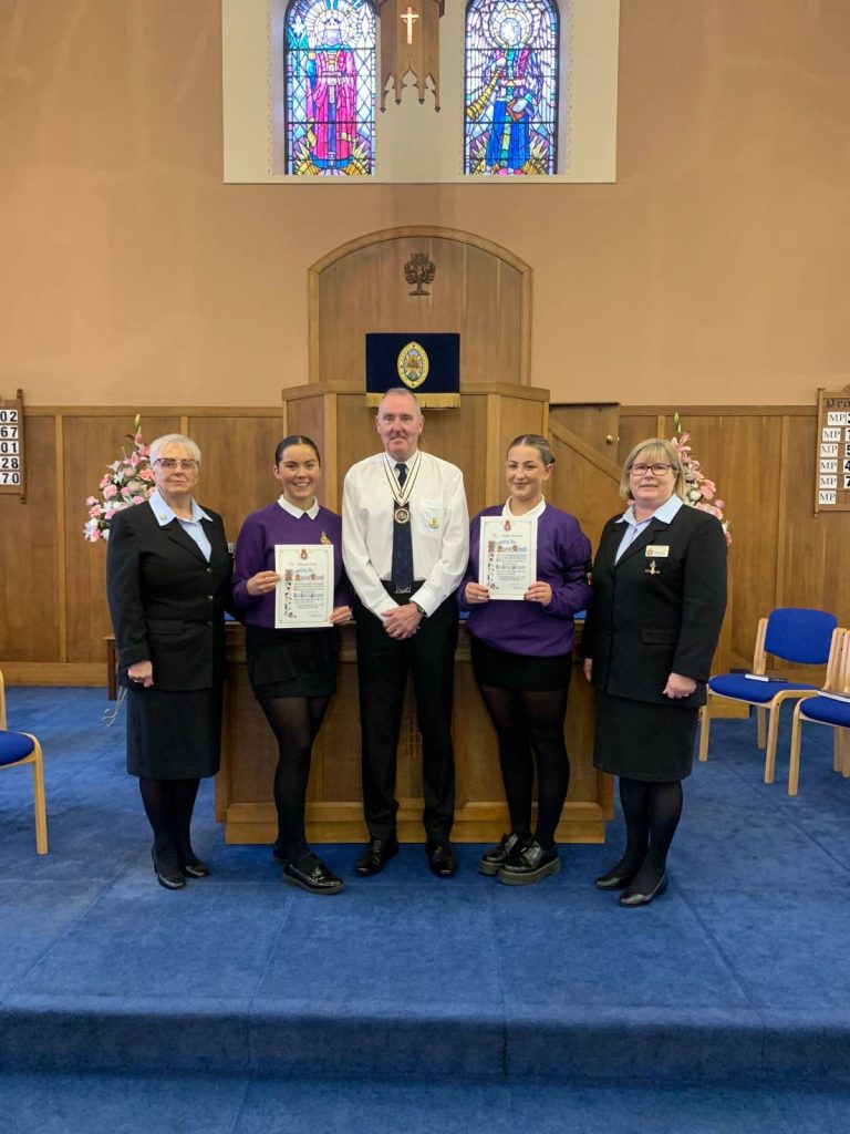 GIRLS’ BRIGADE QUEEN’S AWARD PRESENTATION