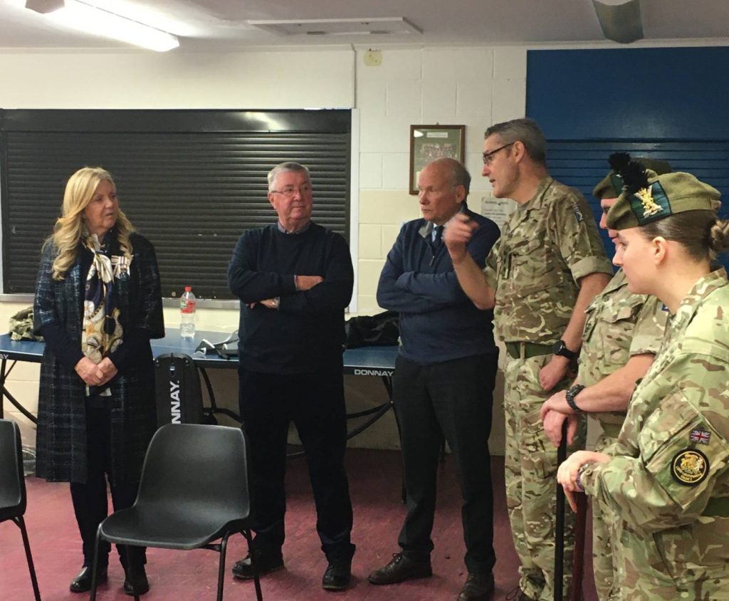 LORD LIEUTENANT’S VISIT TO LANARKSHIRE ARMY CADETS