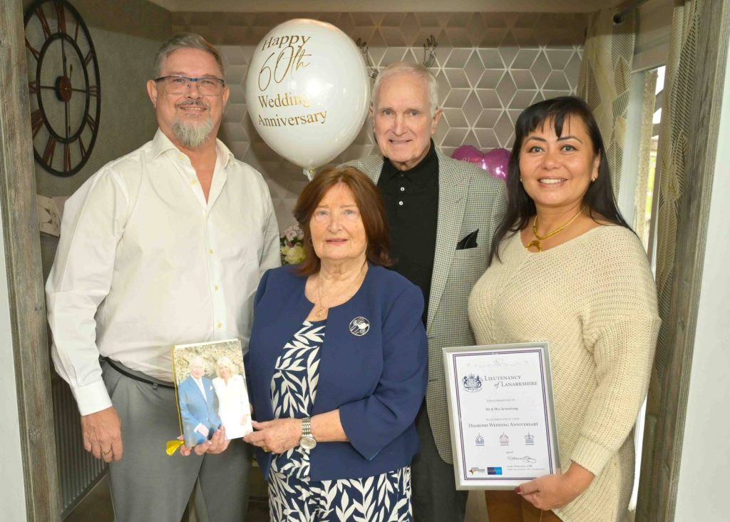 DIAMOND WEDDING ANNIVERSARY – MR AND MRS ARMSTRONG